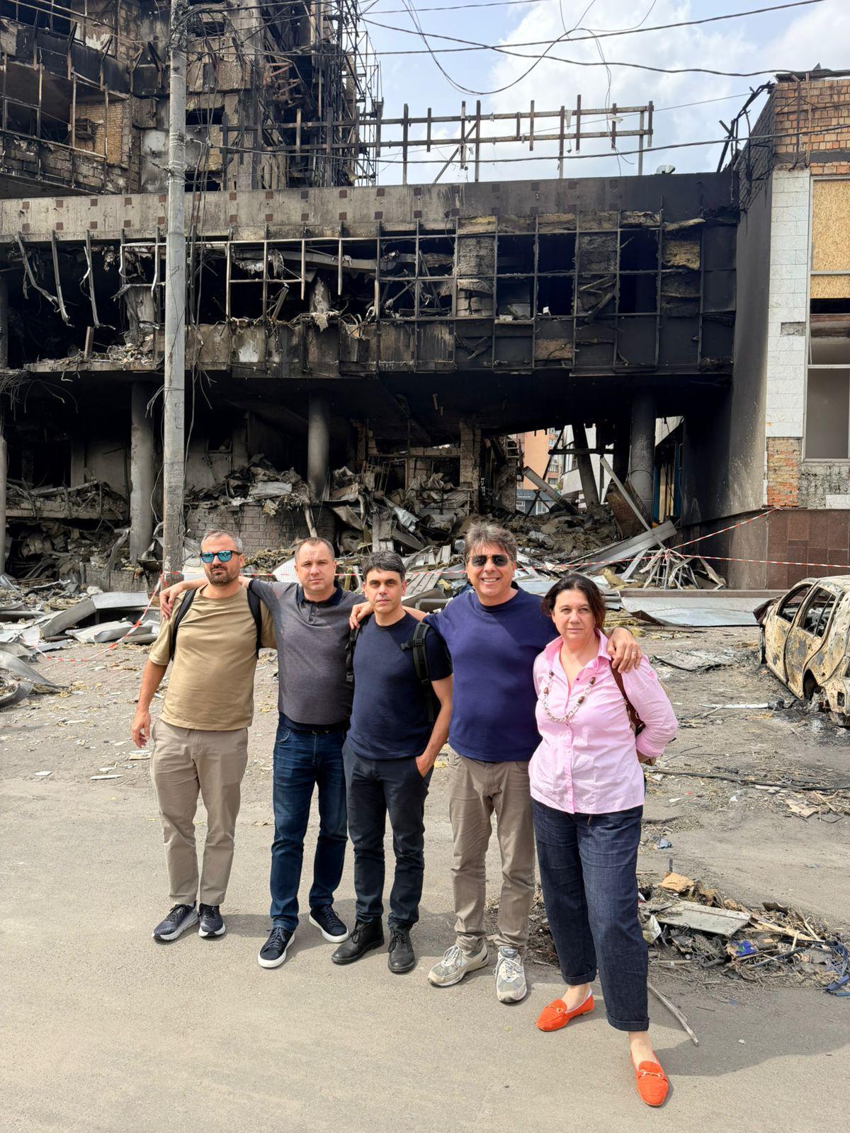 Delegazione in visita a Kiev