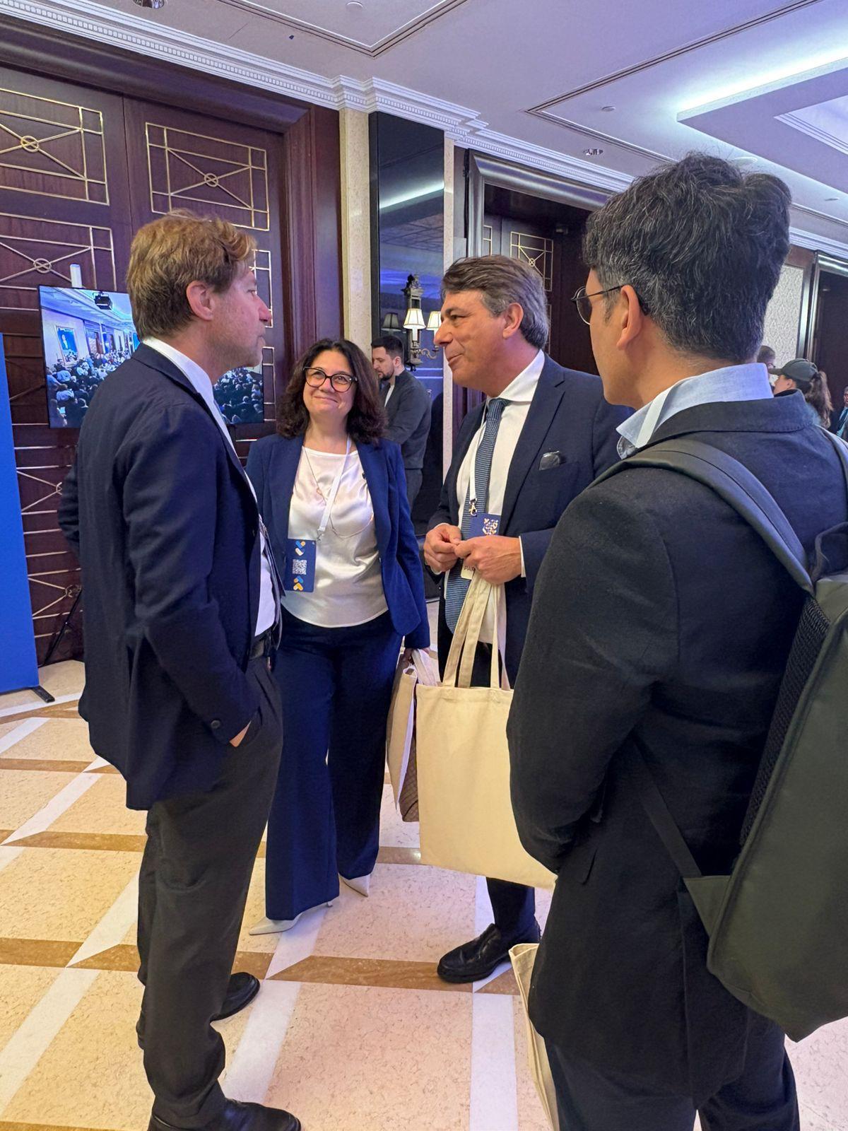 Delegati durante gli incontri